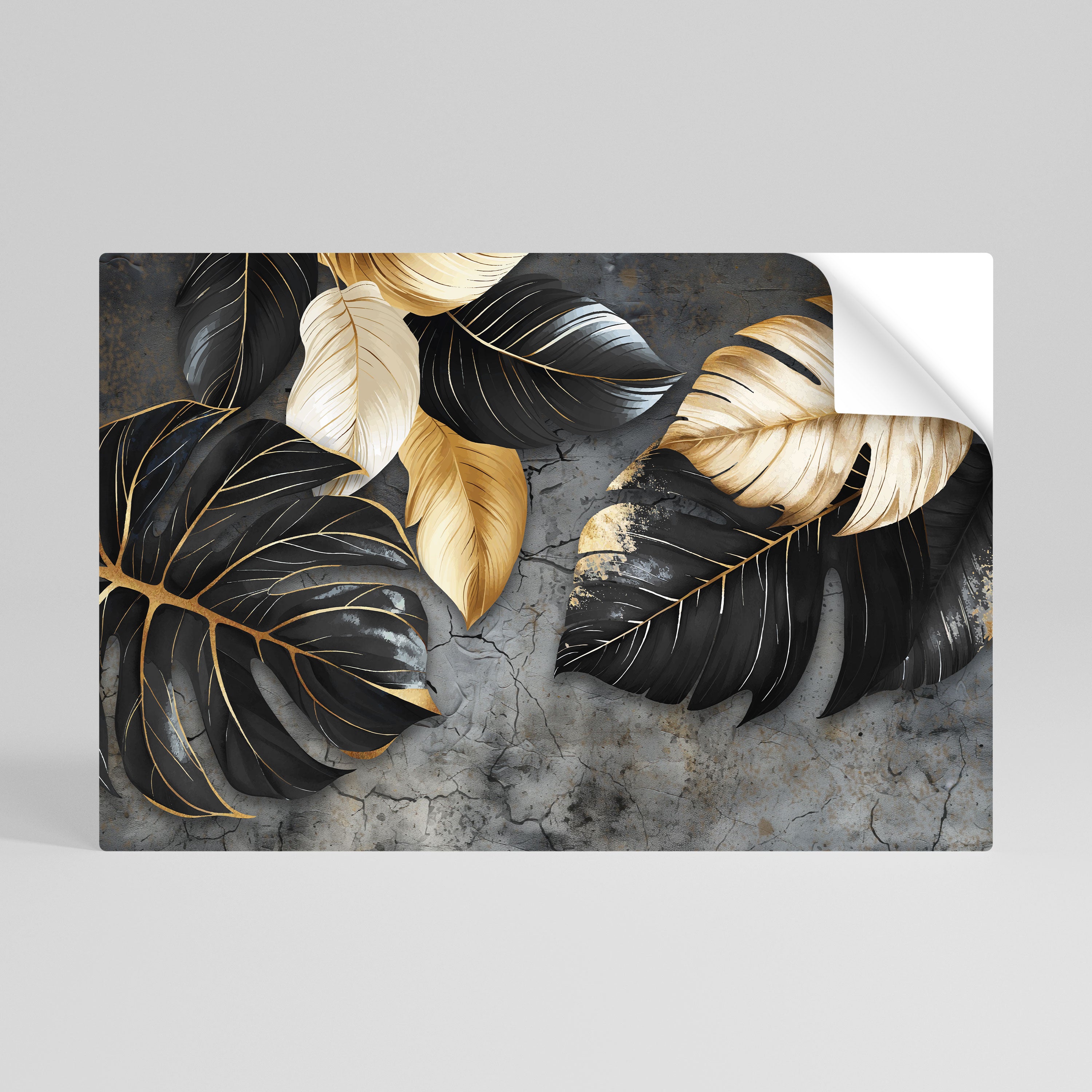 NATURE'S DARK EMBRACE Peel and Stick Horizontal Poster
