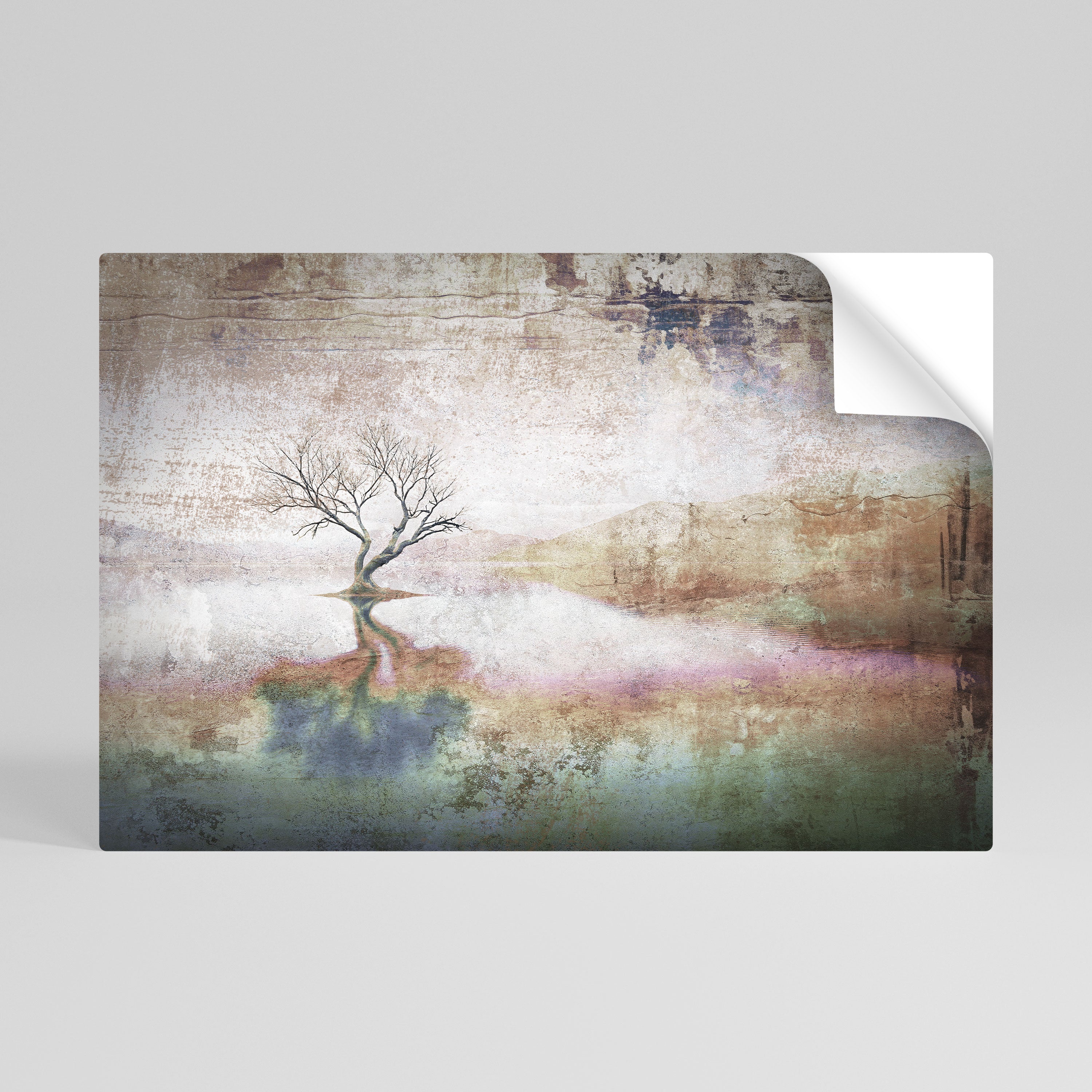 FADING MEMORIES Peel and Stick Horizontal Poster