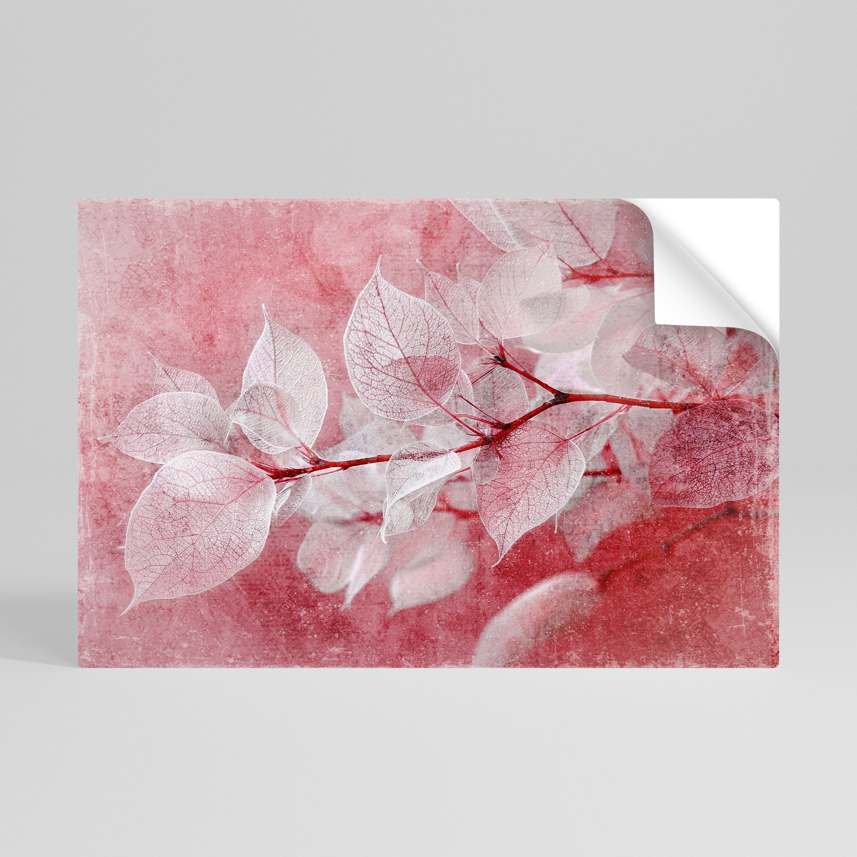ETHERAL PETAL GLOW Peel and Stick Horizontal Poster