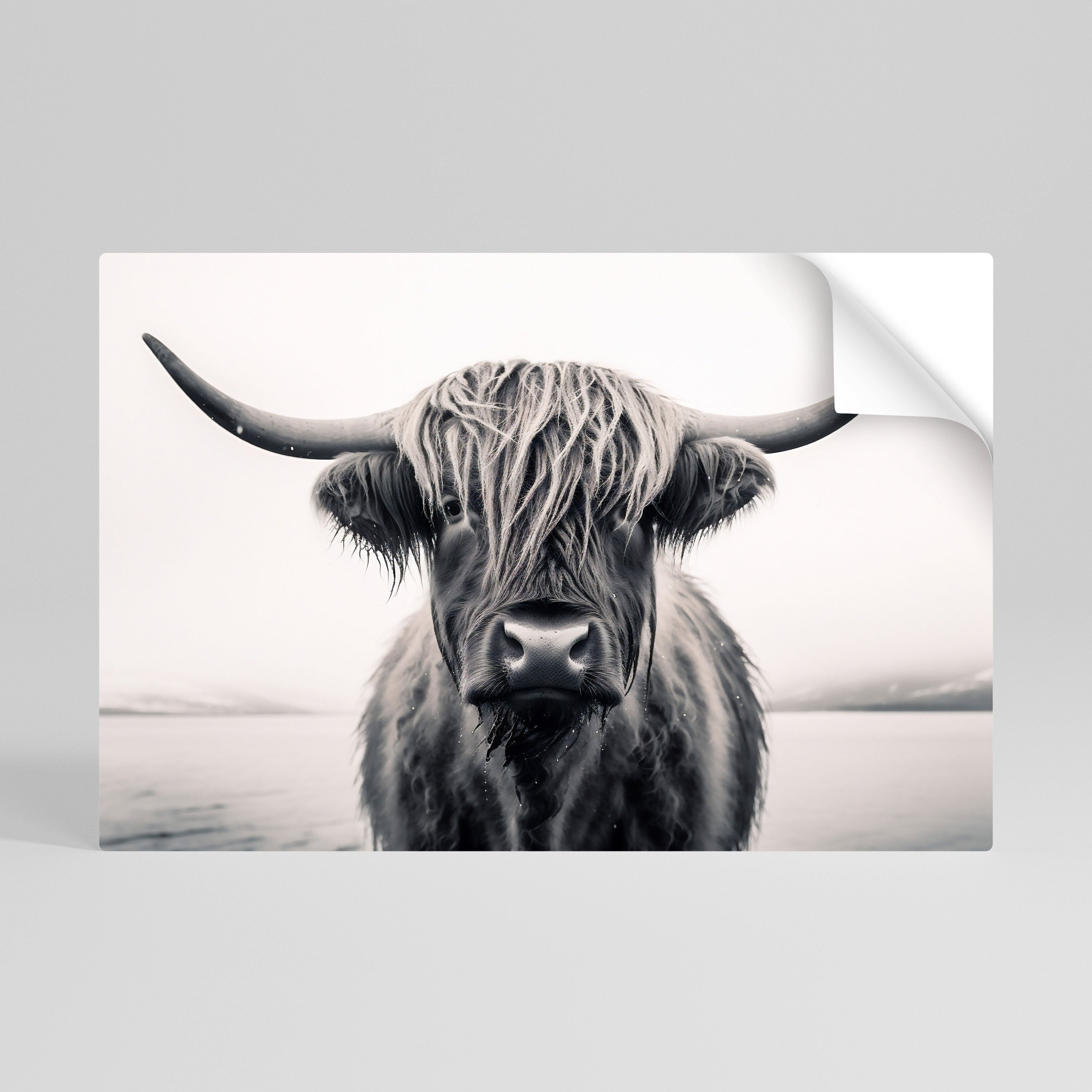 GENTLE GIANT STARE Peel and Stick Horizontal Poster