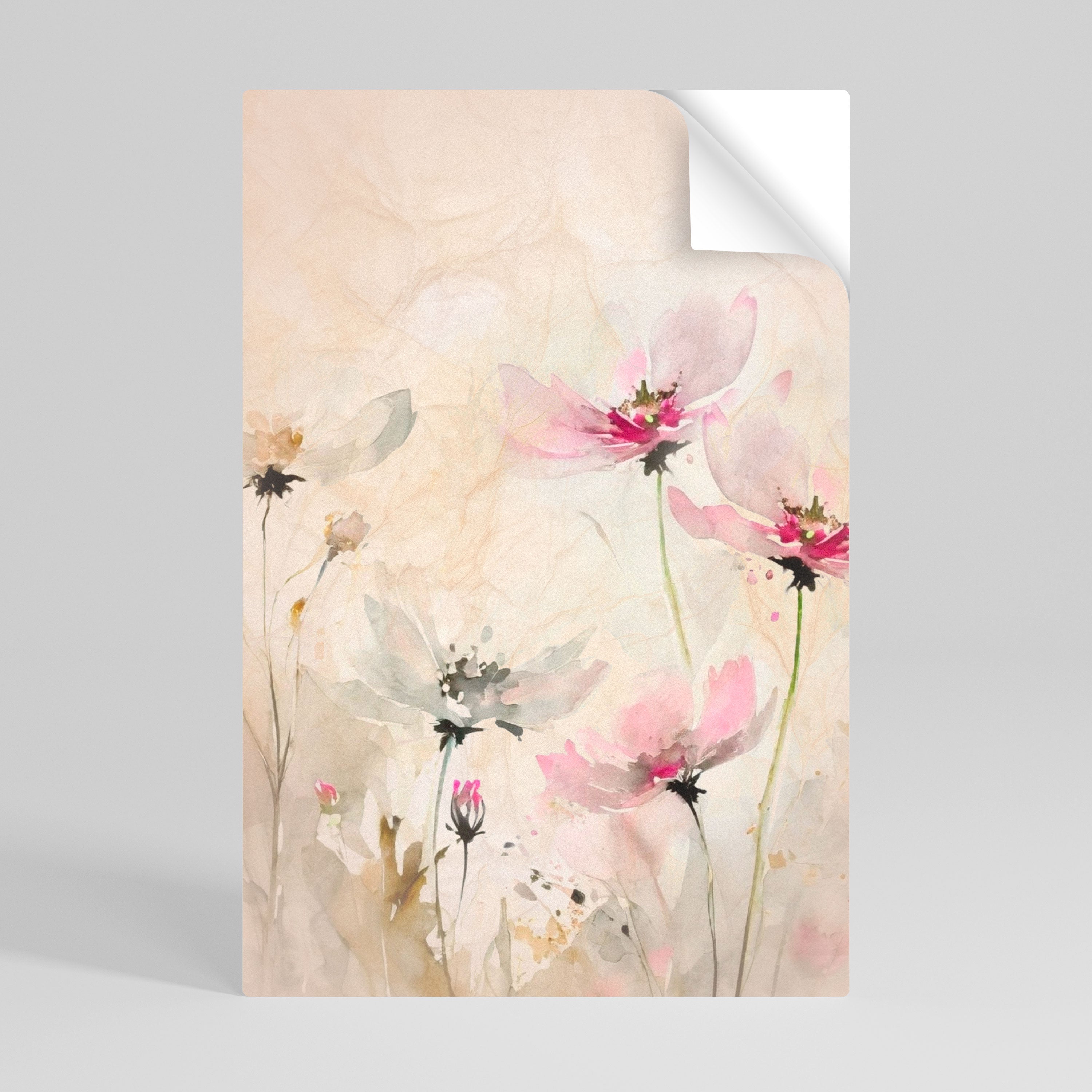 PAINTED LIGHTNESS Peel and Stick Vertical Poster