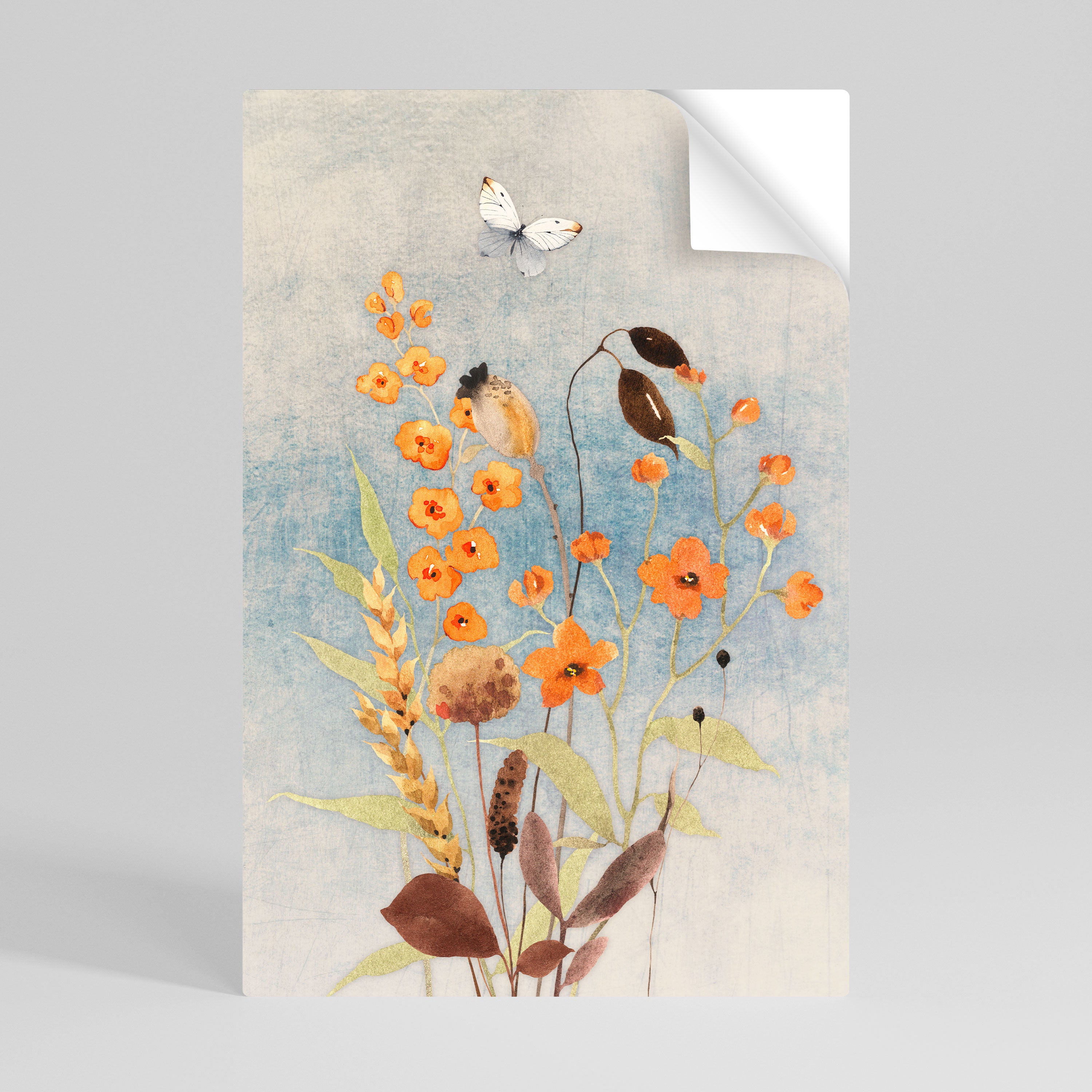 WHISPERS OF WILDFLOWERS Peel and Stick Vertical Poster