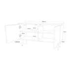 EMINENT HOOPOE Compact 2-Door TV Cabinet